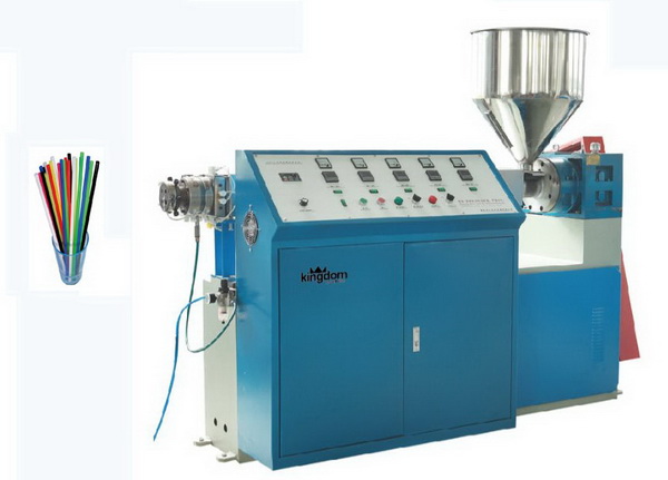 One color drinking straw making machine